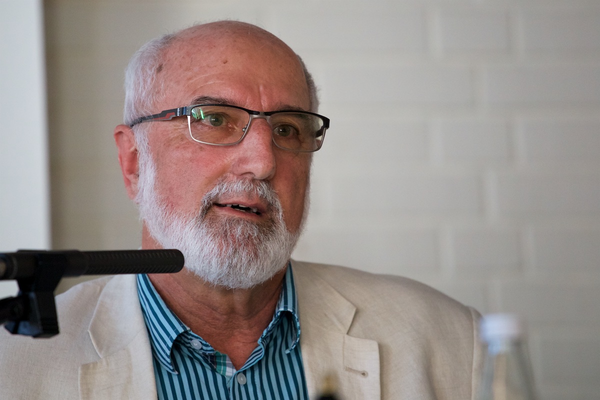 Udo Grotz vom AK Frieden Udo Grotz
