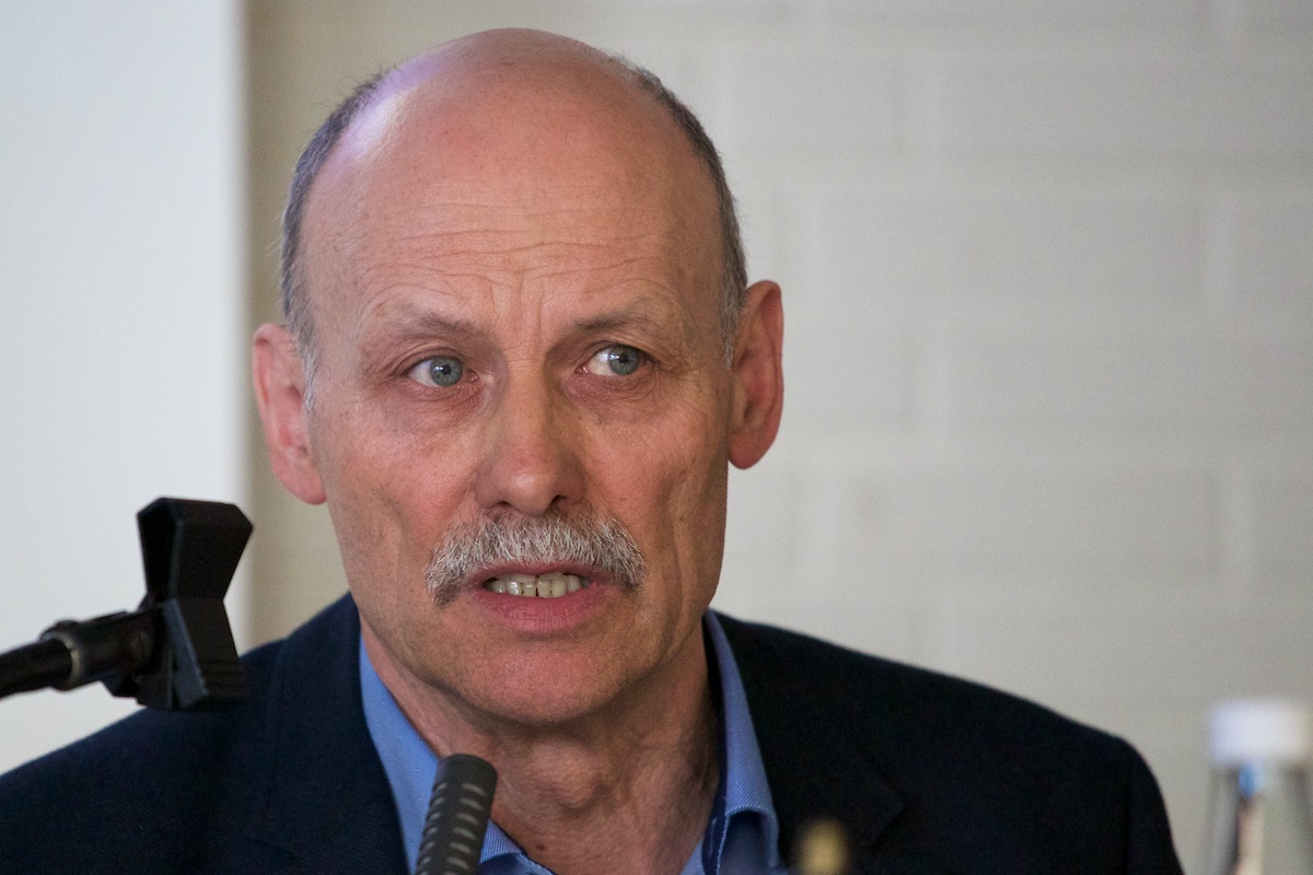 Theo Ziegler vom AK Frieden Theo Ziegler