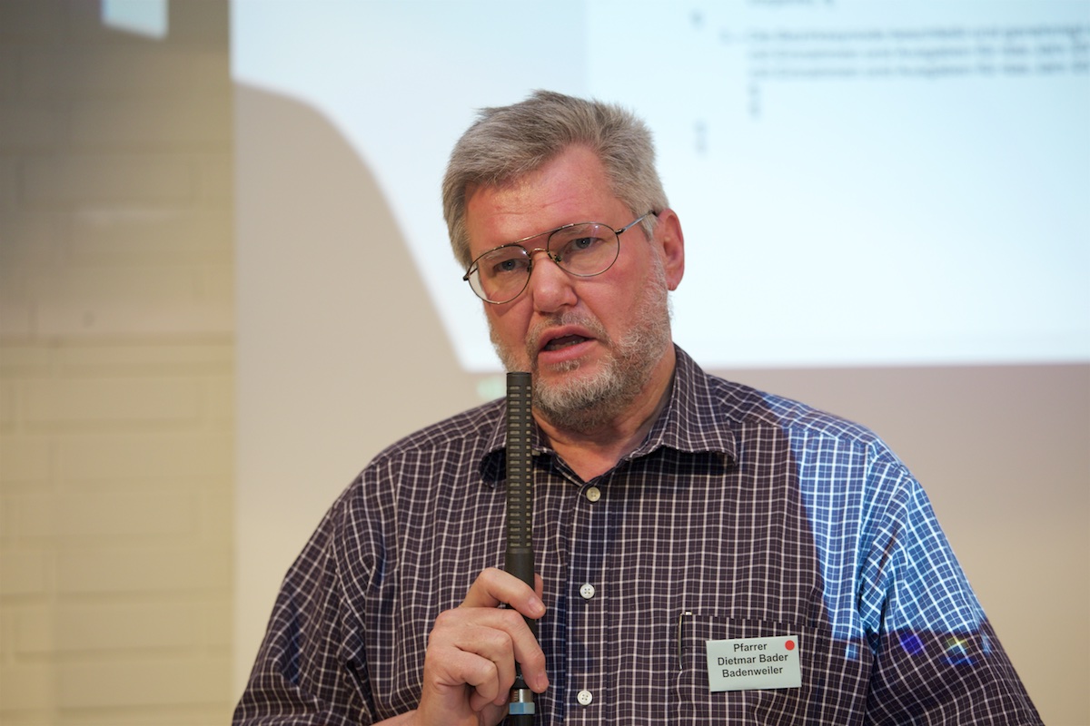 Dietmar Bader, Vors. der Bezirkssynode Dietmar Bader