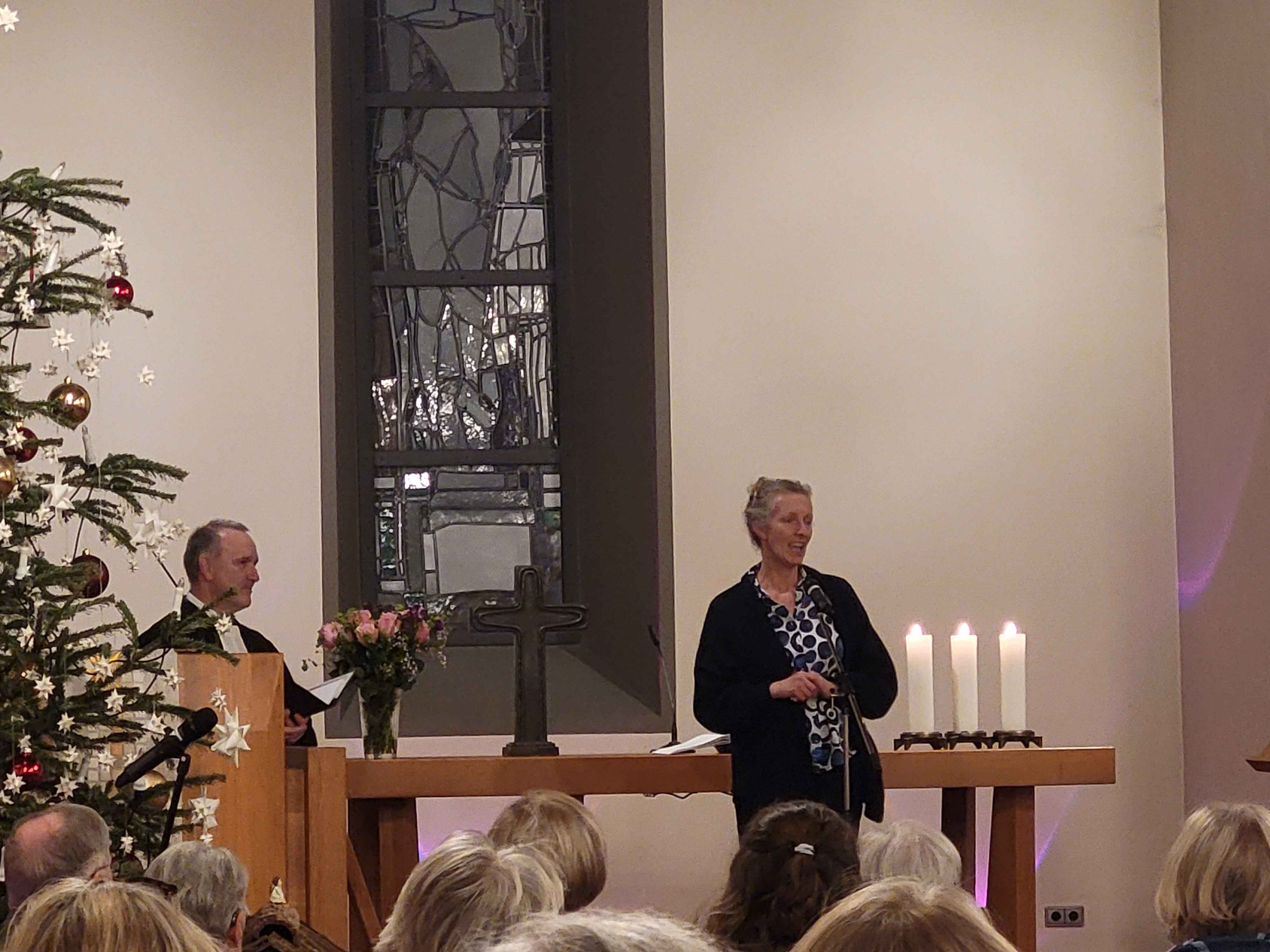 Dekan Schmid-Hornisch und Christine Spanninger (Diakonie Breisgau-Hochschwarzwald)