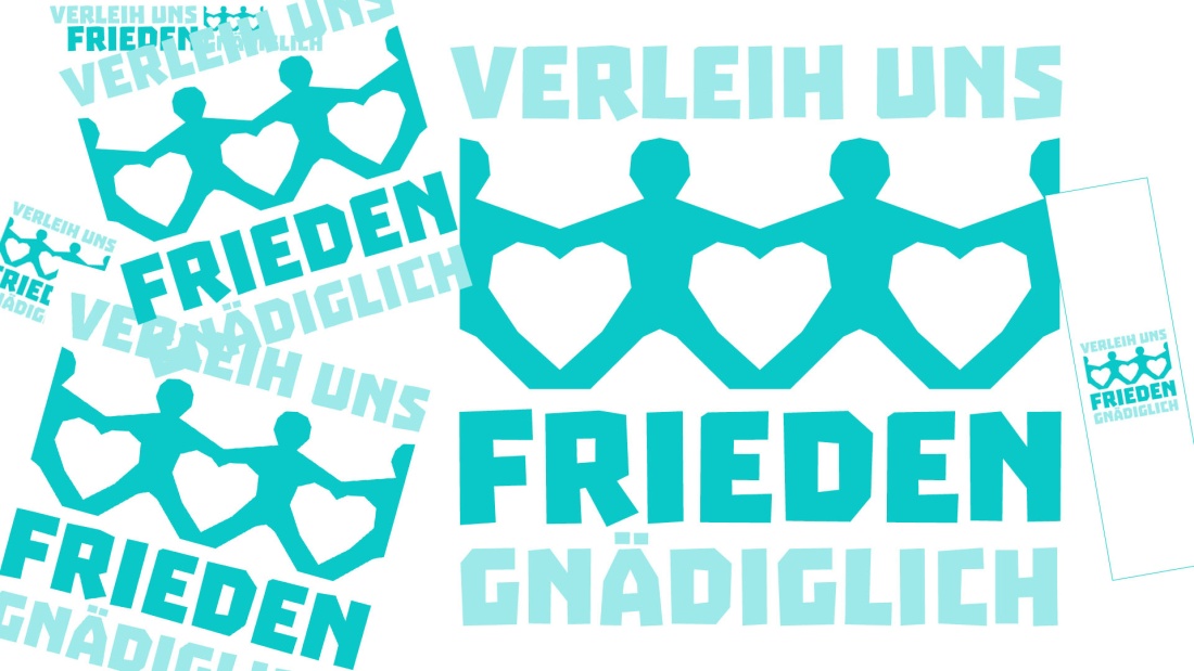 Verleih uns Frieden - Menschenkette