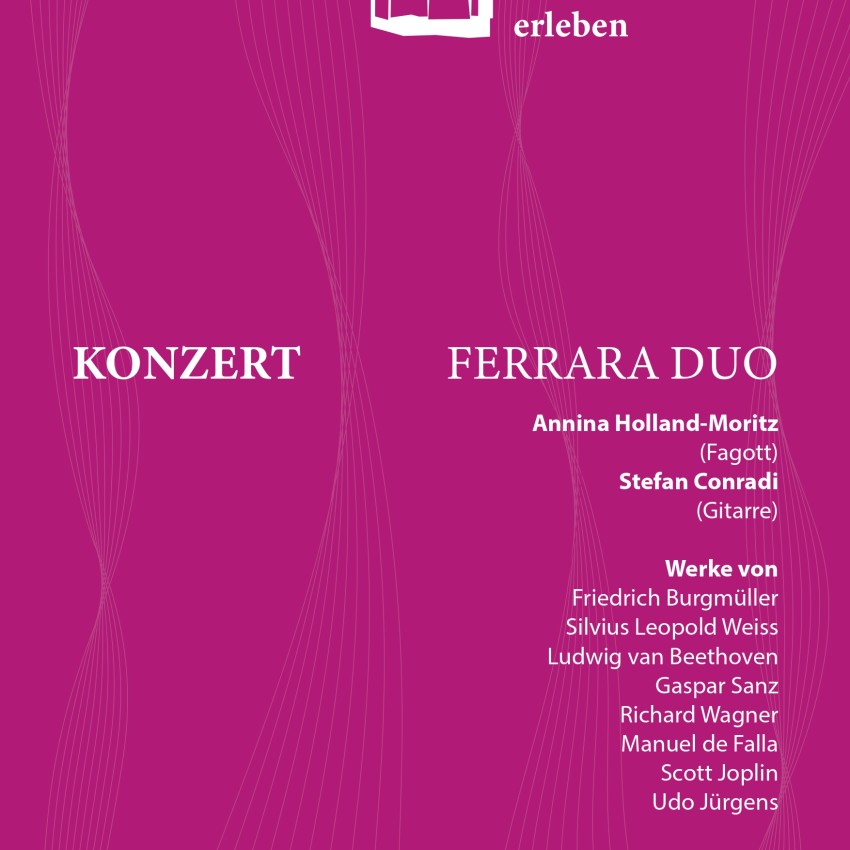 Konzert Ferrara Duo, Fagott und Gitarre