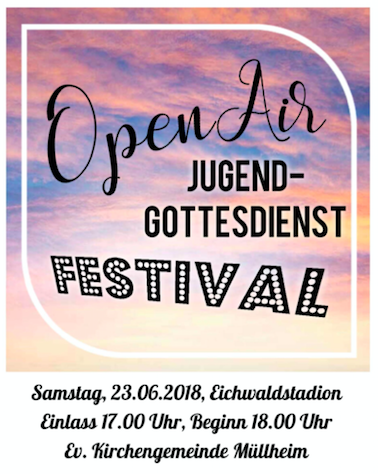 Flyer Open Air in Müllheim