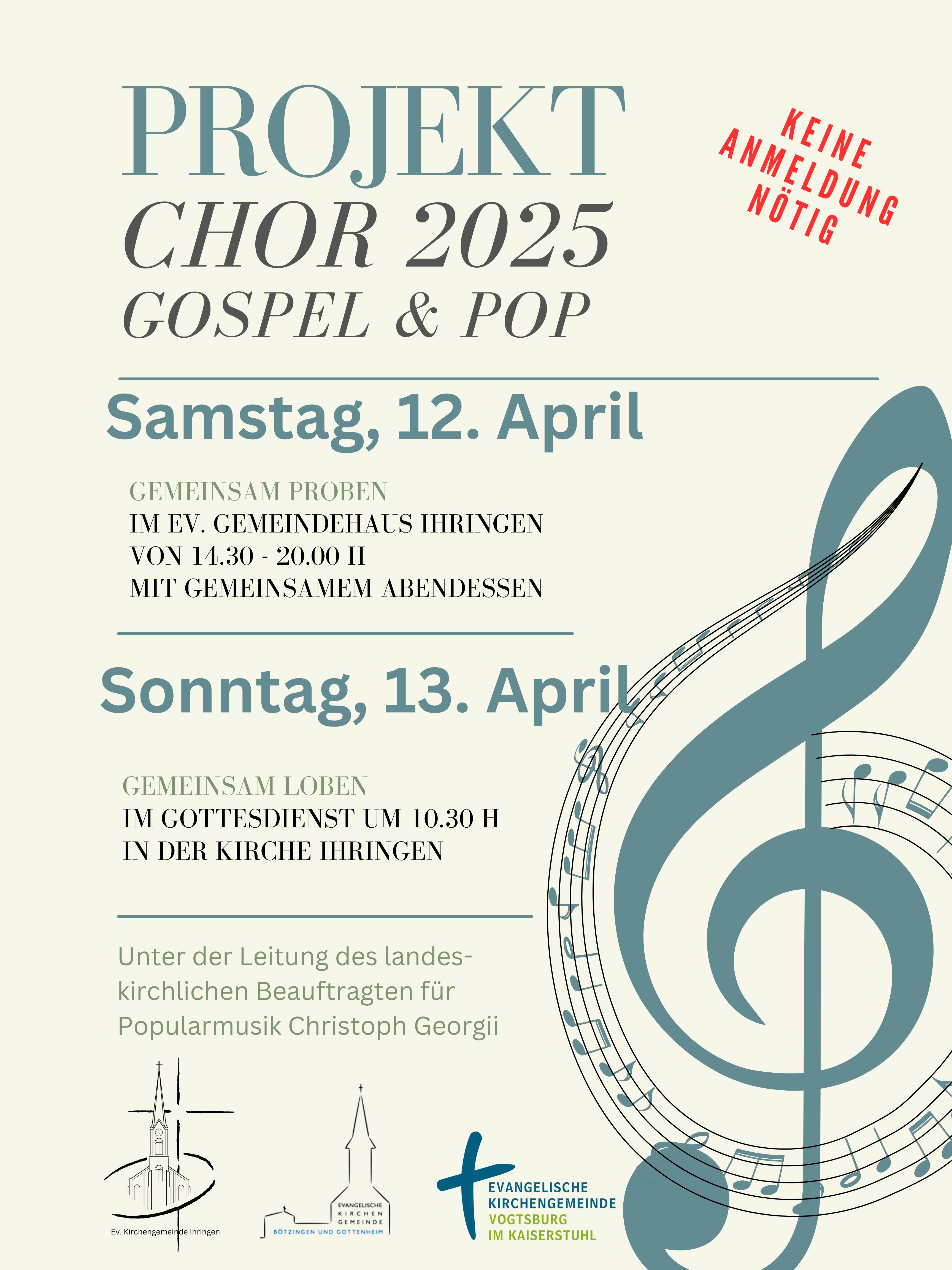 Gospel und Pop - Chorprojekt 2025