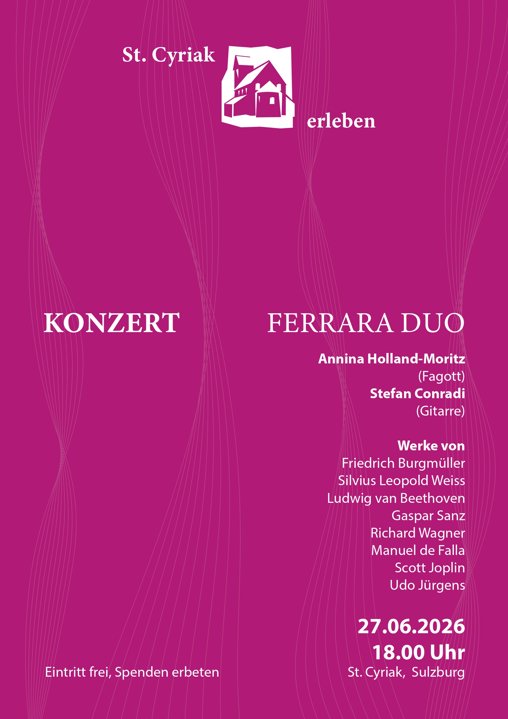 Konzert Ferrara Duo, Fagott und Gitarre